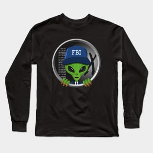 Alien FBI agent Long Sleeve T-Shirt